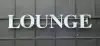 Product image 1 of the product “Capital Letters - LOUNGE on metal frame Height about 50cm. white color letter. ”